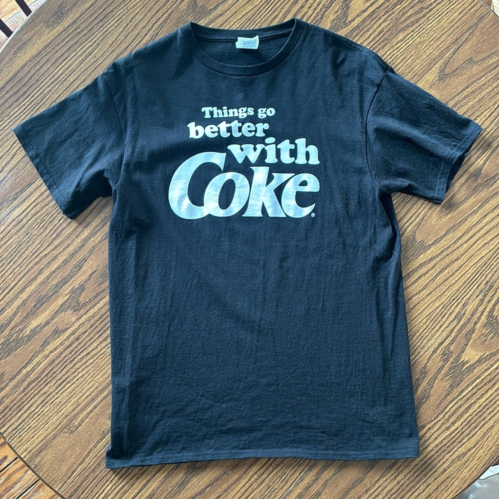 Coca Cola Black Unisex T Shirt